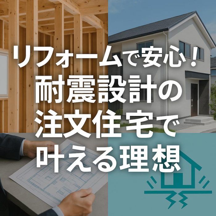 リフォームで安心！耐震設計の注文住宅で叶える理想