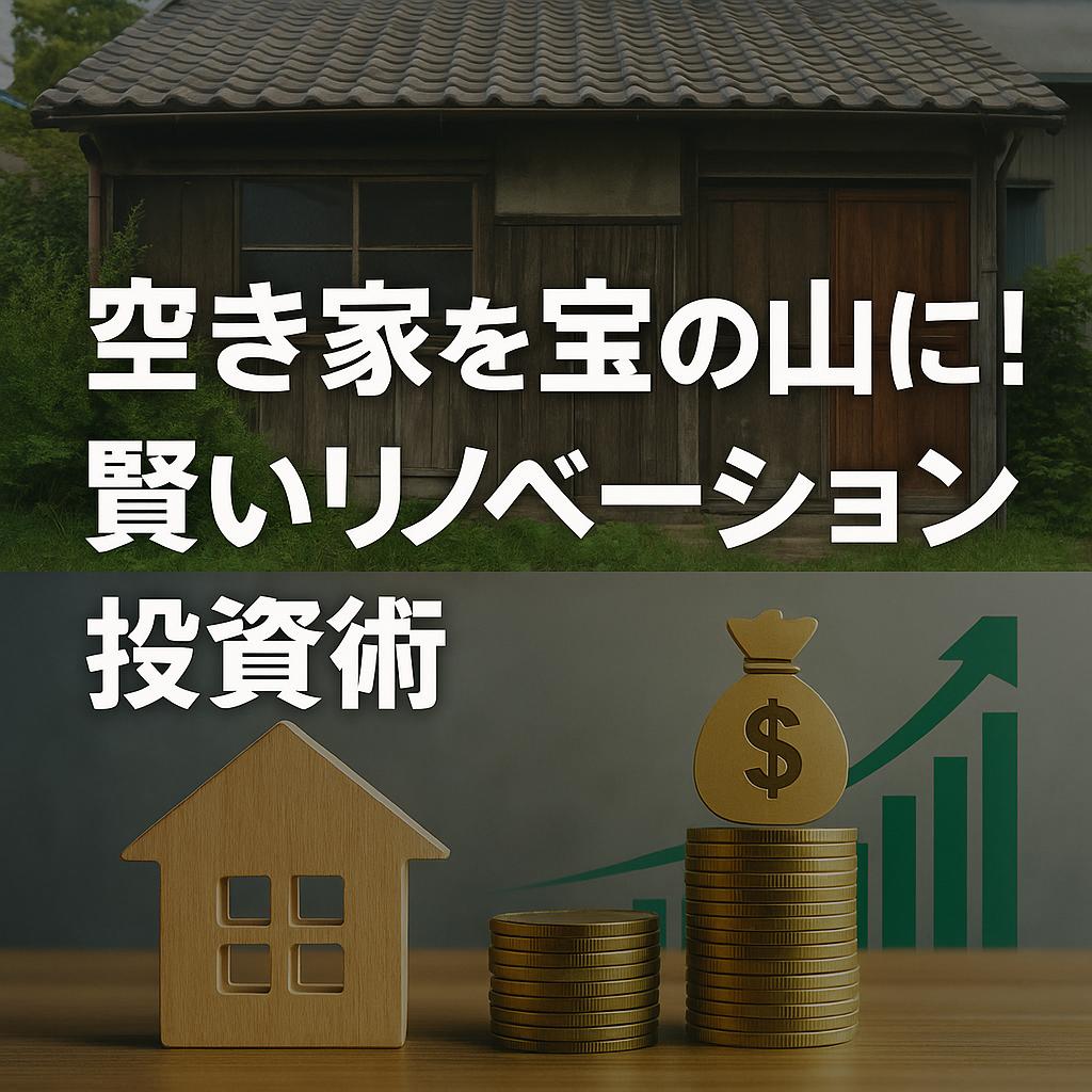 空き家を宝の山に！賢いリノベーション投資術