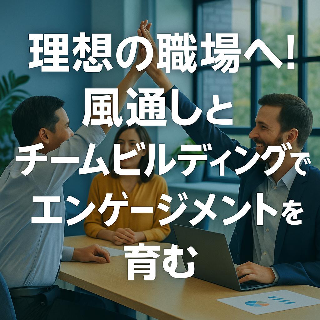 理想の職場へ！風通しとチームビルディングでエンゲージメントを育む