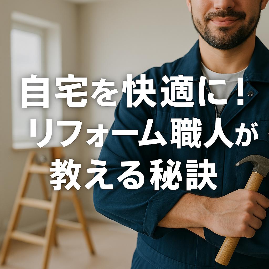 自宅を快適に!リフォーム職人が教える秘訣